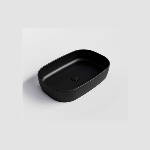Matte Black Pure Oval II Ceramic Basin