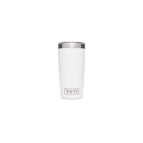 White YETI Rambler R10 Tumbler