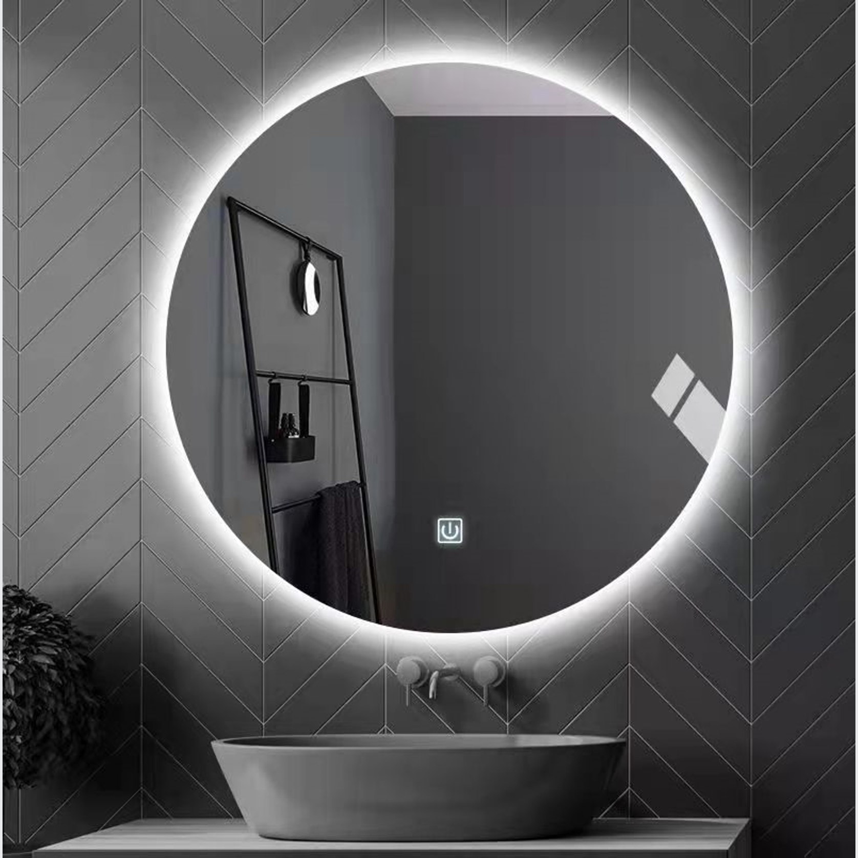 LED Backlit Round Mirror ArchiPro NZ