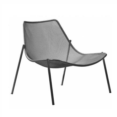 Black Round Lounge Chair