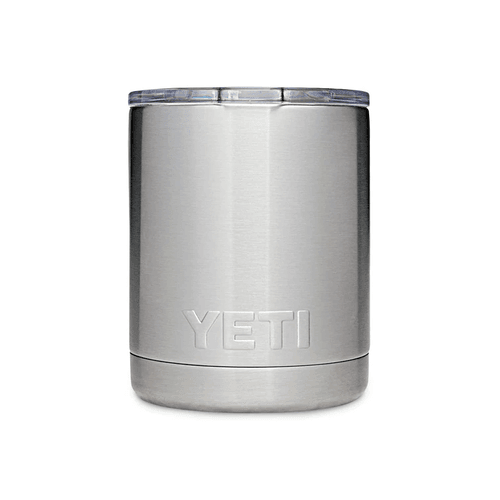 Stainless YETI Rambler 10 oz Low Ball