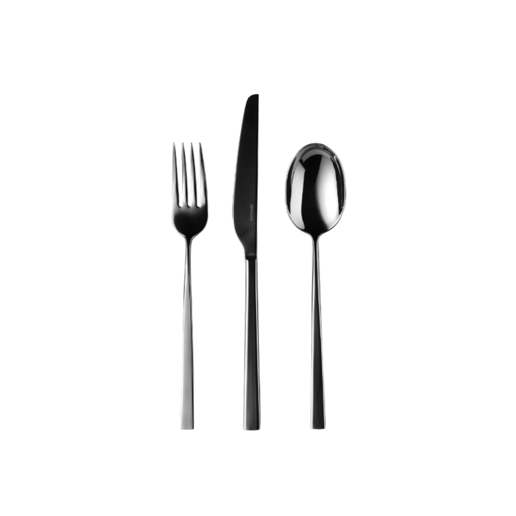 Linea Q PVD Black 58 Piece Cutlery Set | ArchiPro NZ