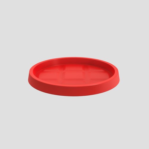 Apple Red Planter Saucer 600