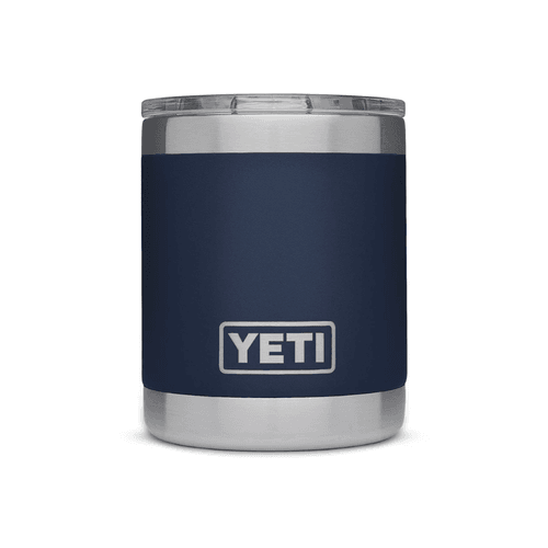 Navy YETI Rambler 10 oz Low Ball