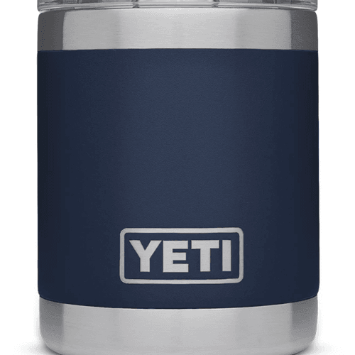 Navy YETI Rambler 10 oz Low Ball