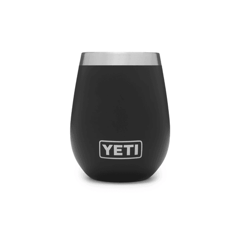 Black YETI Rambler 10 oz Wine Tumbler