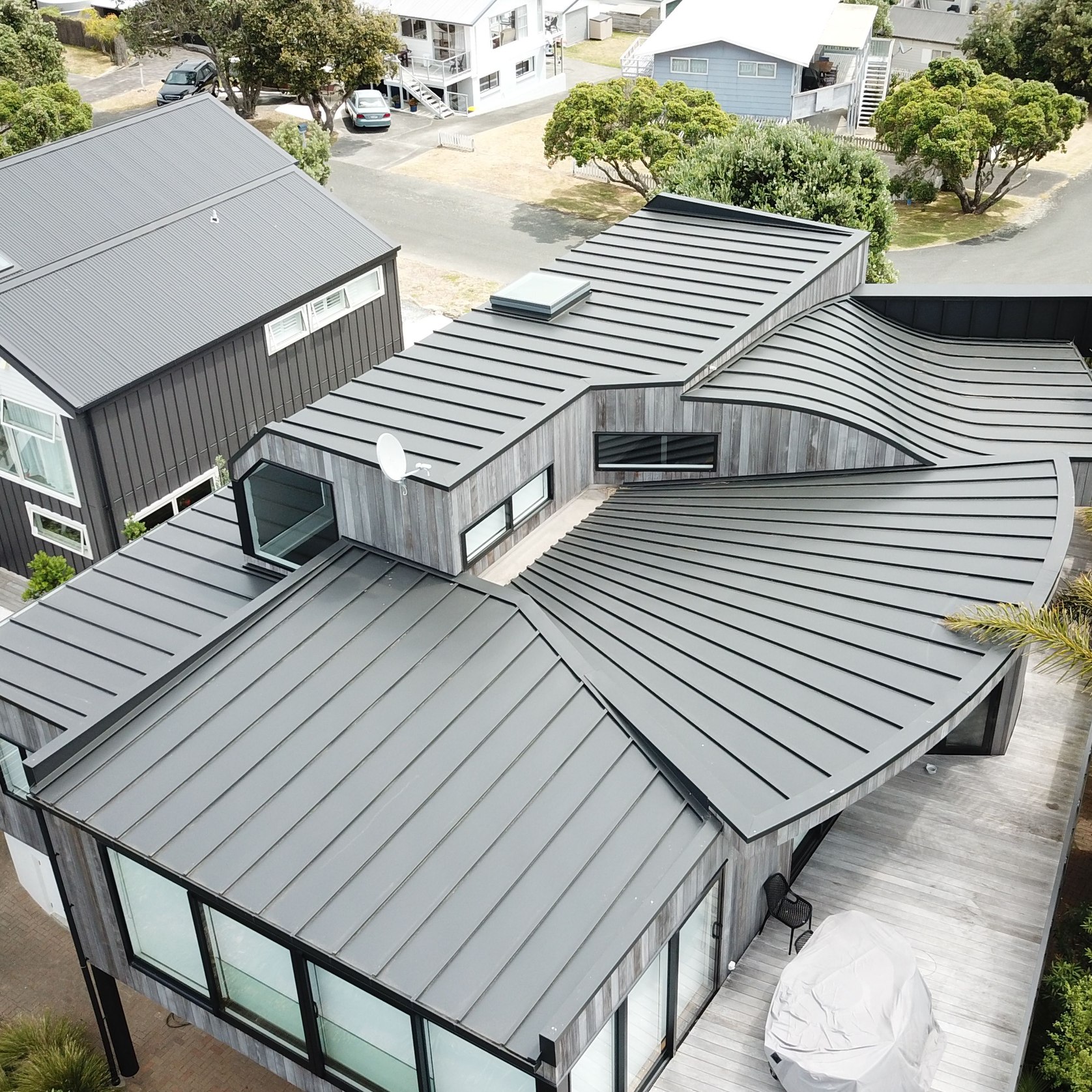 Smart Tray Standing Seam Batten Cap Roofing ArchiPro NZ