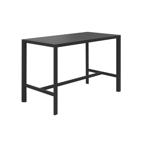 Dark Grey Stratus Outdoor Aluminium Bar Leaner Table