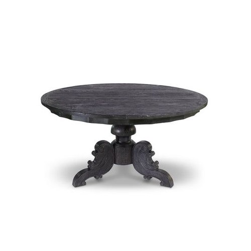 Charcoal Panama Round Dining Table