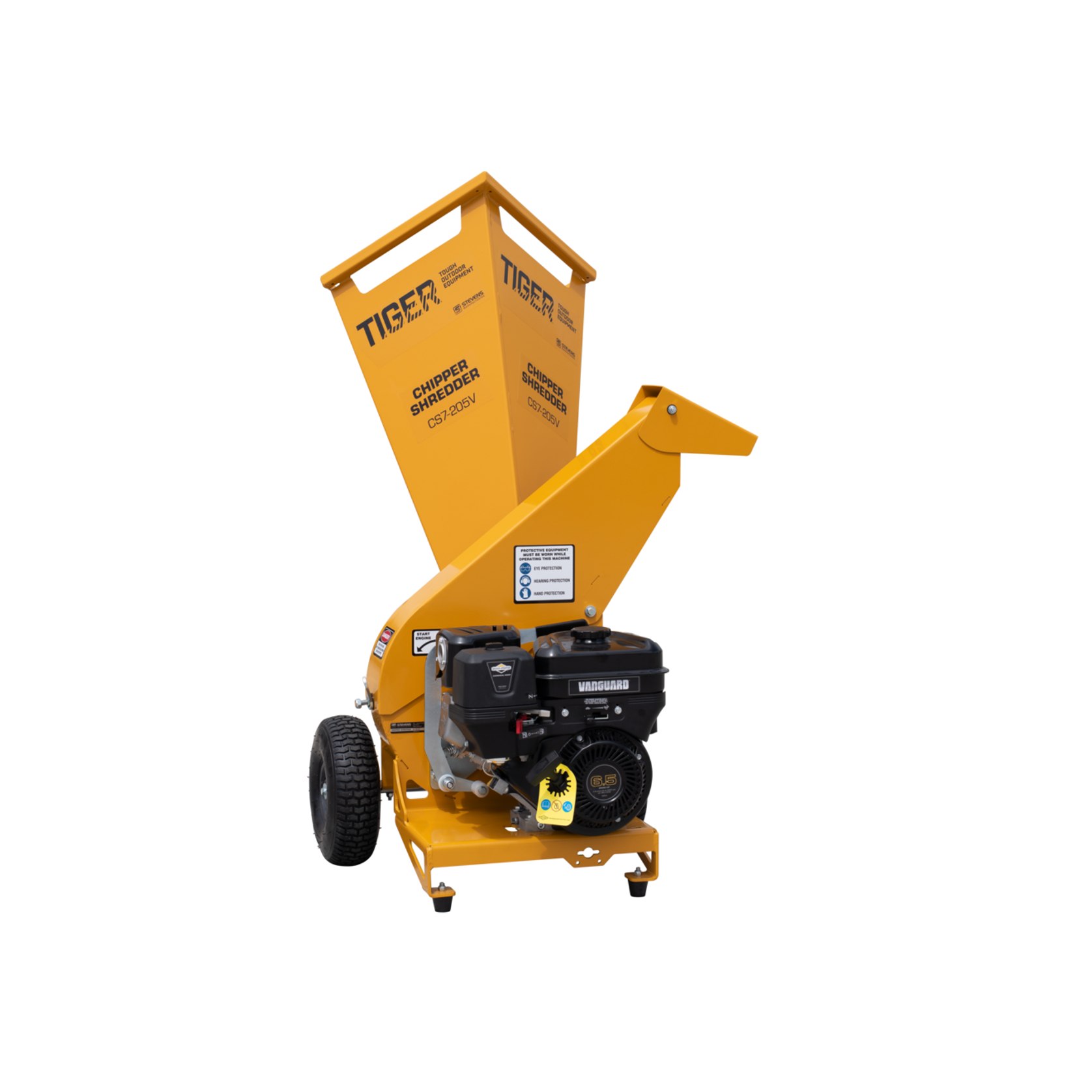 Tiger CS7205V Self Feed Chipper / Shredder 6.5HP ArchiPro NZ