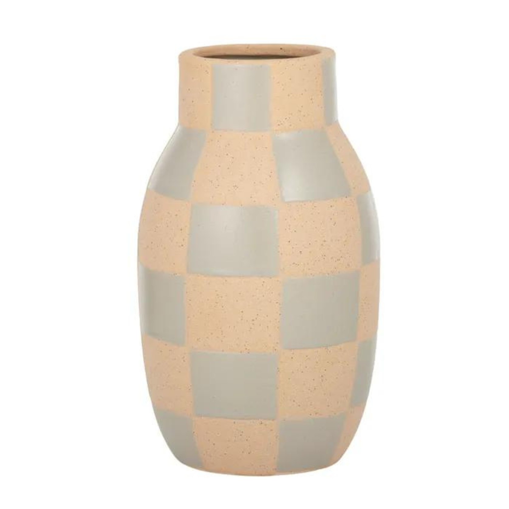 Checkers Ceramic Vase ArchiPro NZ