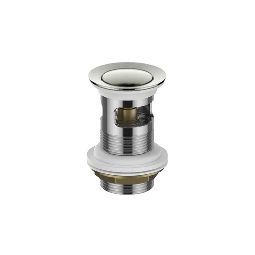 PVD Brushed Nickel Basin Waste Pop-up w/overflow