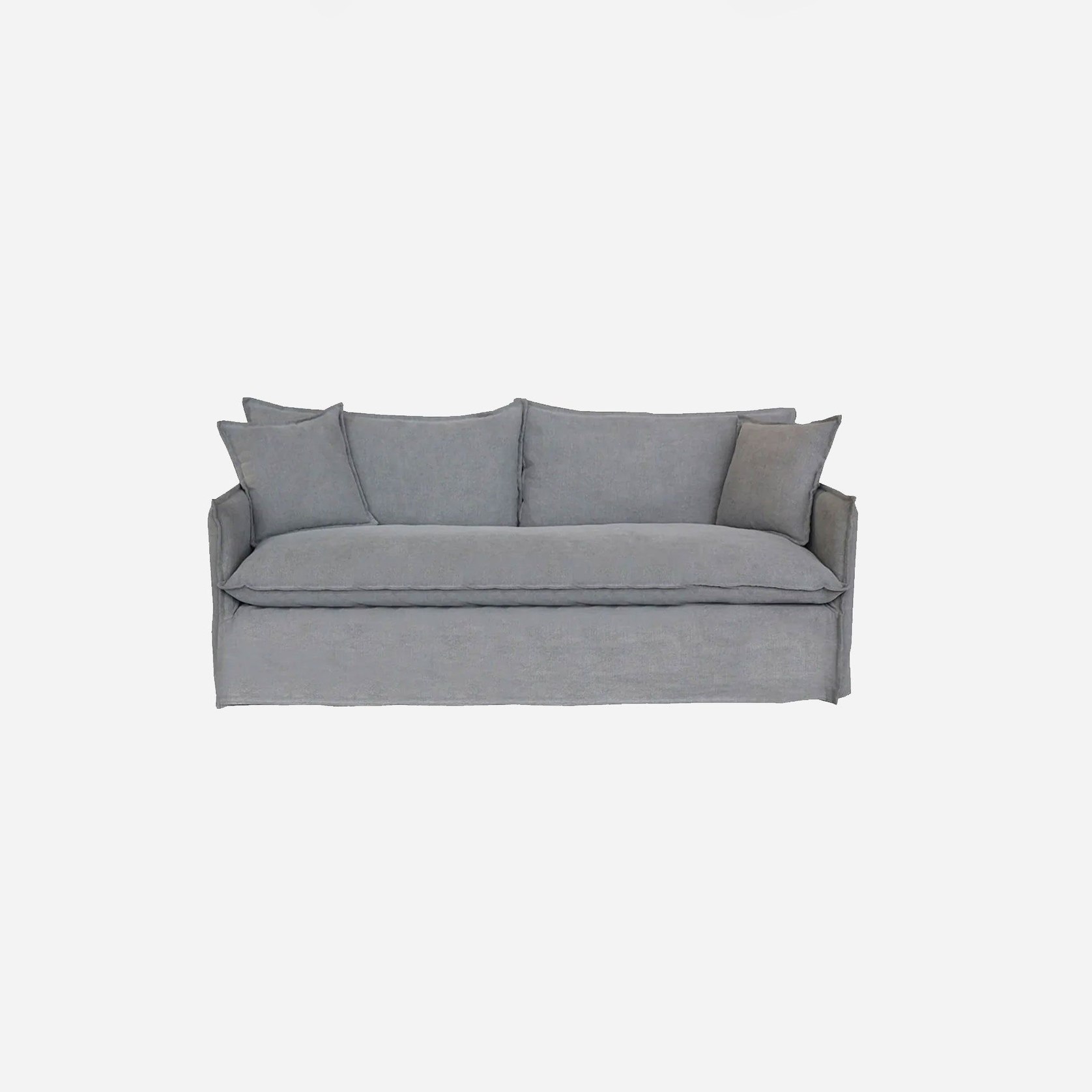 Wallace Slip Cover Sofa Dark Grey ArchiPro NZ
