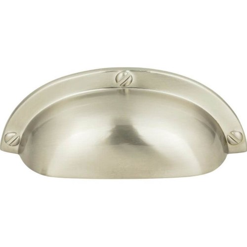 Nickel kitchen Cup Pull Handle Hampton style Gisborne matte black/ chrome / brushed nickel 64mm