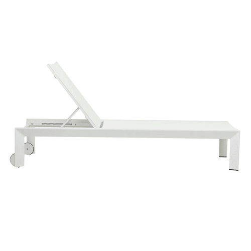 White Pier Straight Sunbed