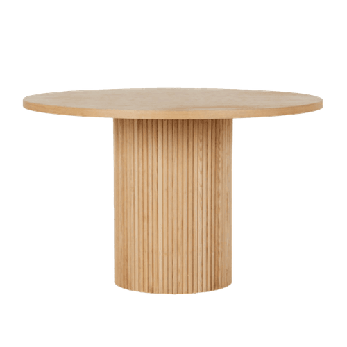 Natural Ash Soren Liv | Benjamin Ripple 120 Dining Table - 4 Seater