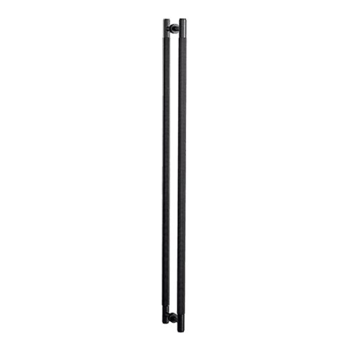 Smoked Bronze Buster+Punch Cross Double Closet Bar