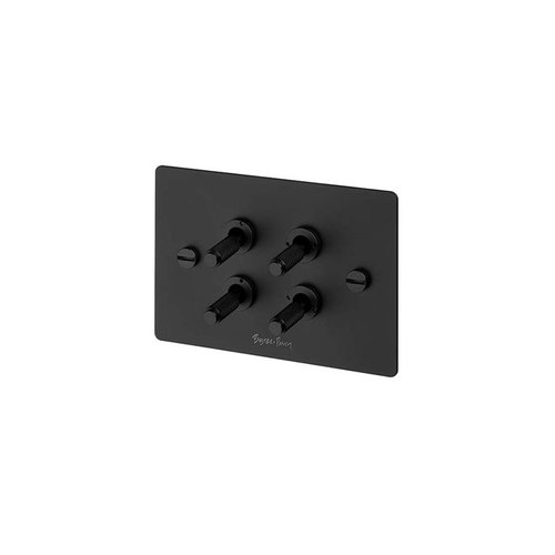 Black Buster+Punch 4 Toggle Switch