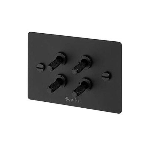 Black Buster+Punch 4 Toggle Switch
