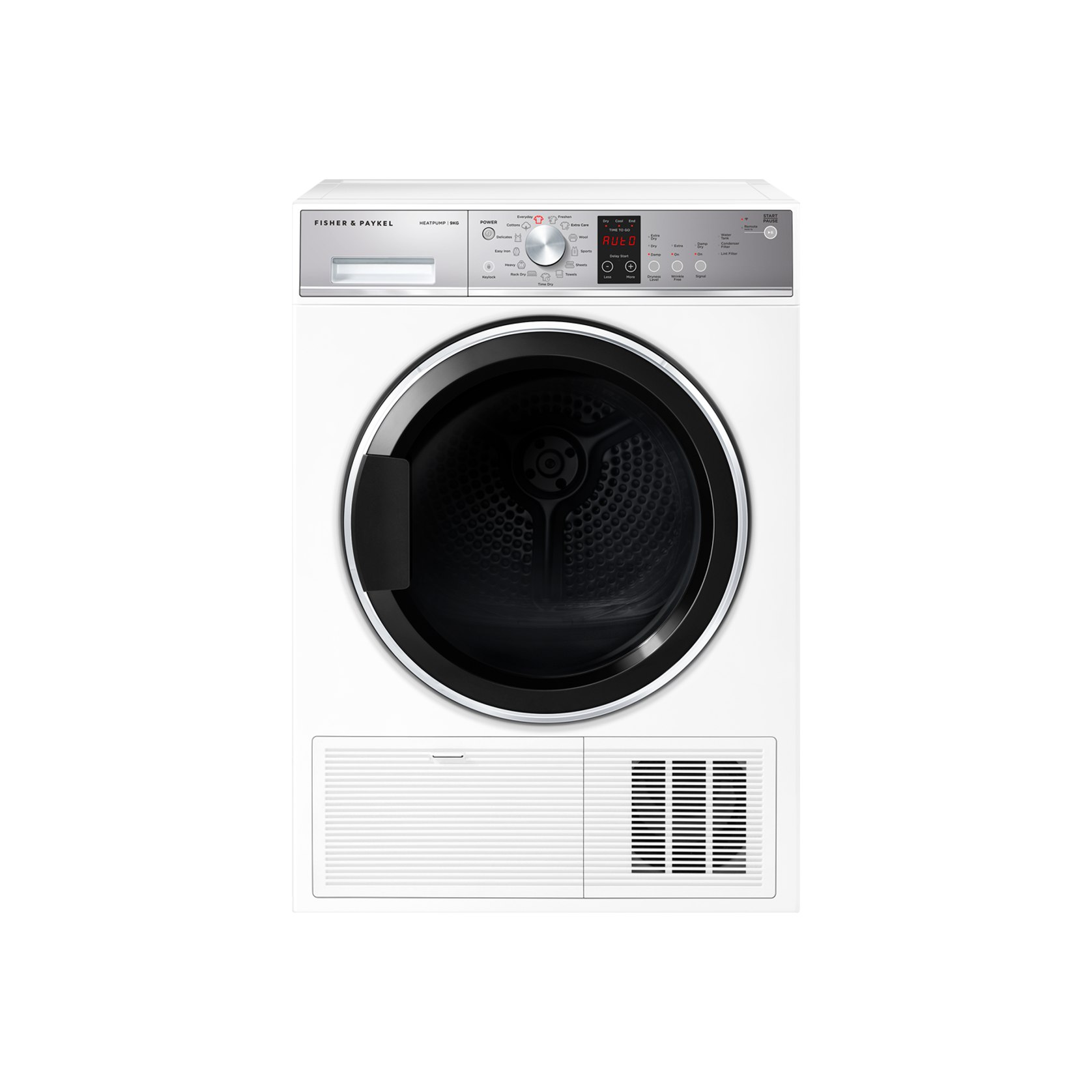 Heat Pump Dryer, 9kg, White ArchiPro NZ