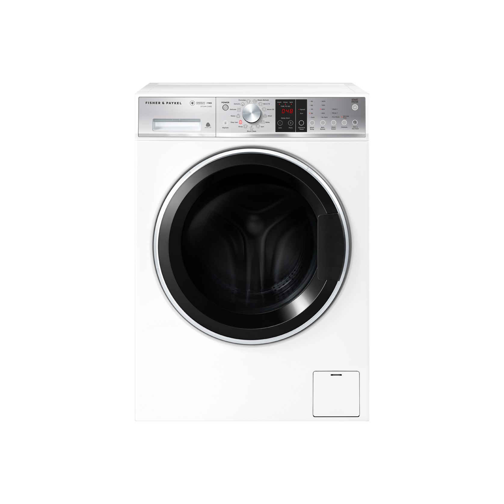 Front Loader Washing Machine, 11kg, Steam Care, White ArchiPro NZ
