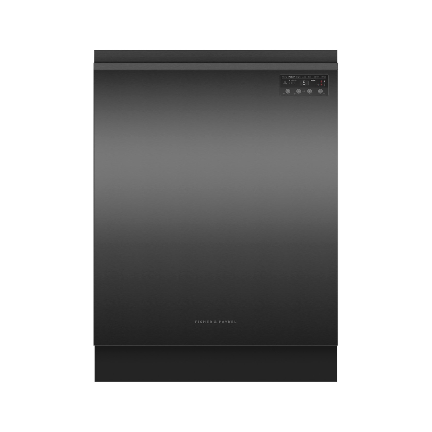 Builtunder Dishwasher, Sanitise, Black Stainless Steel ArchiPro NZ
