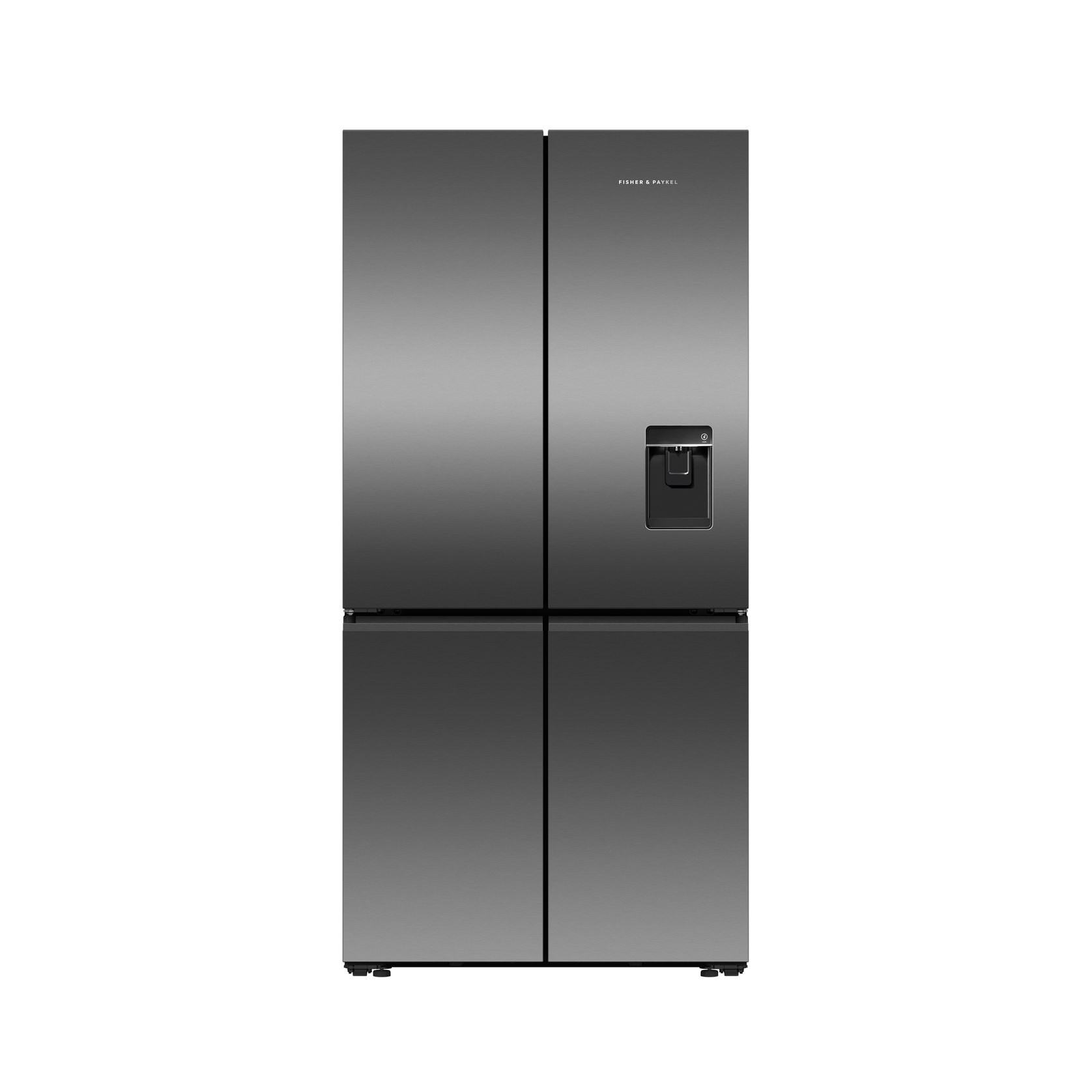 Freestanding Quad Door Refrigerator Freezer, 90.5cm, 690L, Ice & Water