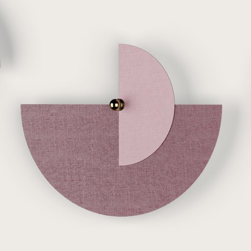 Mineral Red / Pale Pink Ghaban Wall Light