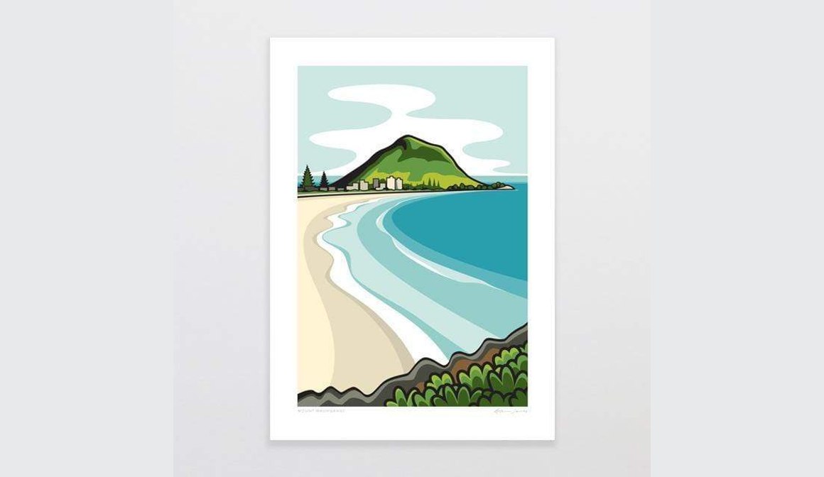 Glen Jones Mount Maunganui Art Print ArchiPro NZ
