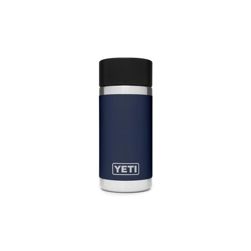 Navy YETI® 12 oz Bottle With Hot Shot Cap