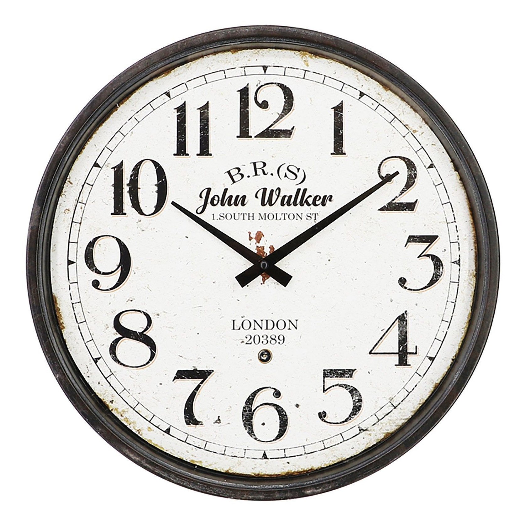 John Walker Iron Wall Clock ArchiPro NZ