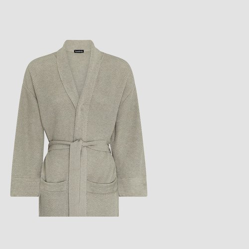 Wheat Bamboo Knitted Bathrobes