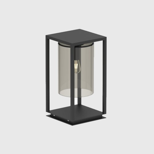 Black Dome Gate Light