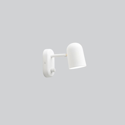 White Buddy Wall Light