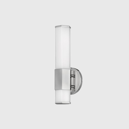 Polished Chrome Facet Wall Light