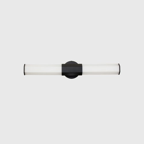 Matte Black Facet Dual Wall Light