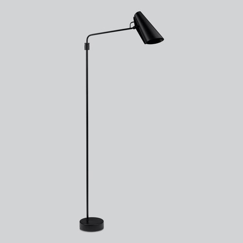 Black/Black Birdy Swing Floor Lamp