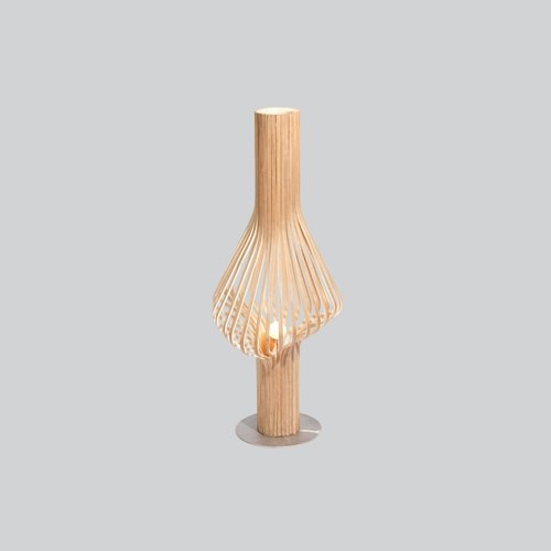 Oak Diva Floor Lamp