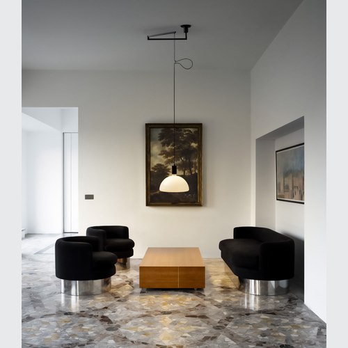 Black / White Albini AM/AS Arm Pendant Light