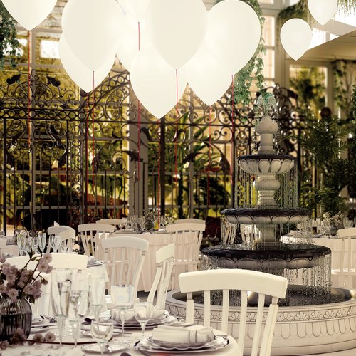 White Balloon Pendant Light