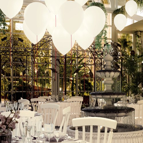 White Balloon Pendant Light