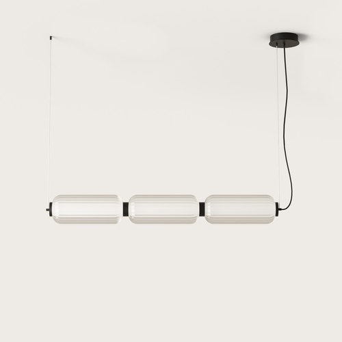 Matte Black Elma 3lt Pendant Light