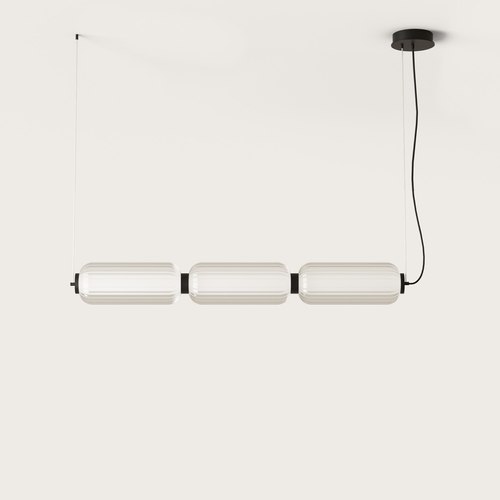 Matte Black Elma 3lt Pendant Light