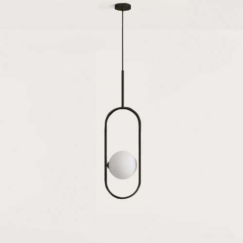 Matte Black Abbacus Pendant Light