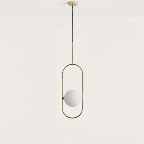 Matte Brass Abbacus Pendant Light