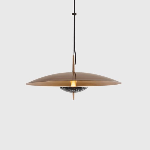 Black Marble Luna Pendant Light