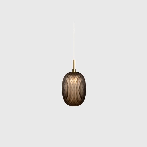 Cigar Metamorphosis Gold Pendant Light