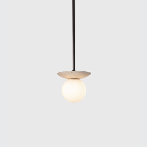 Travertine Orbit Pendant Light