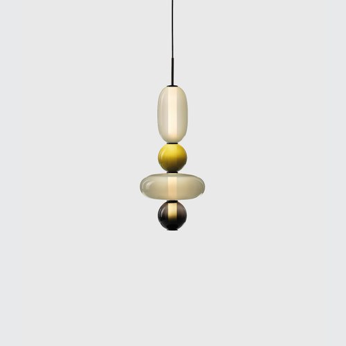 Black Pebbles Small Pendant Light