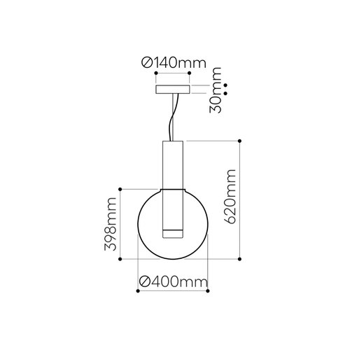 Clear Phenomena Small Pendant Light